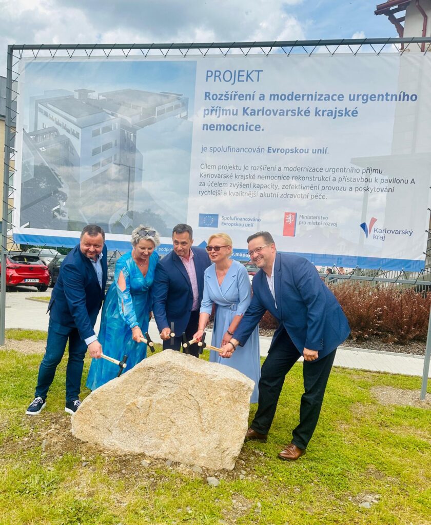 V Nemocnici Karlovy Vary začala výstavba nového urgentního příjmu